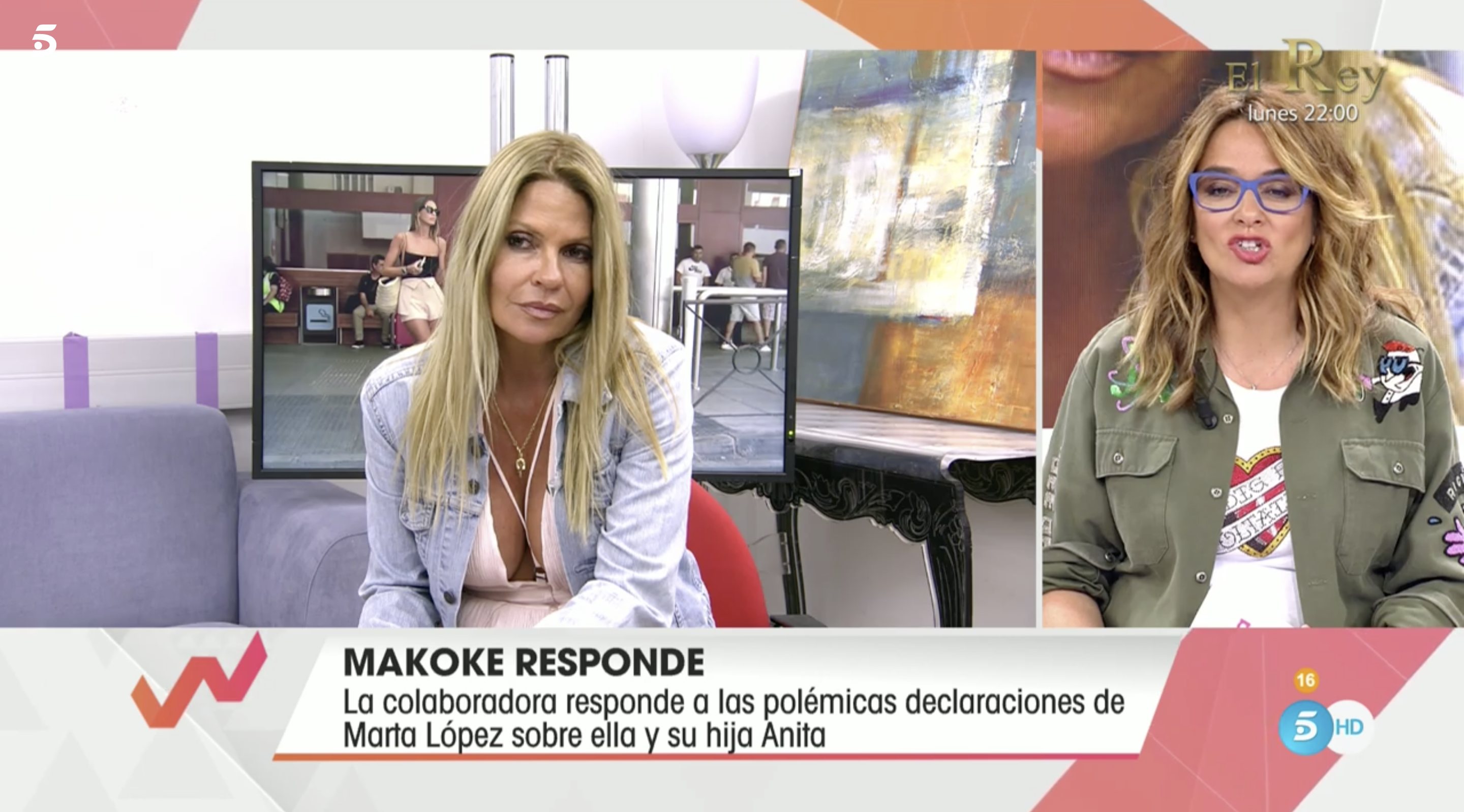 Makoke ha regresado a 'Viva la vida' muy enfadada con las palabras de Marat López | Foto: Telecinco.es