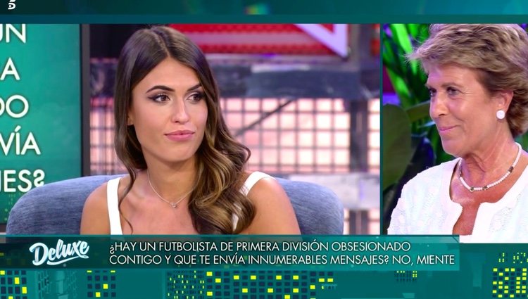 Sofía Suescun hablando de un futbolista / Telecinco.es