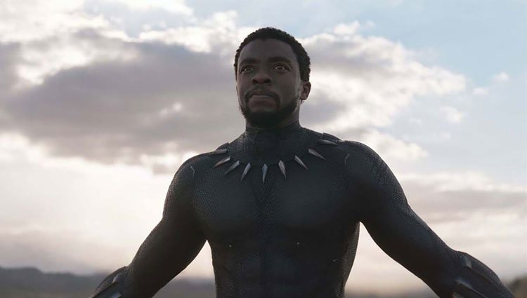 Chadwick Boseman en un fotograma de 'Black Panther'