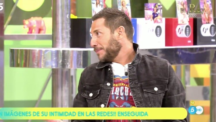 Antonio David Flores en su vuelta a 'Sálvame' / Telecinco.es