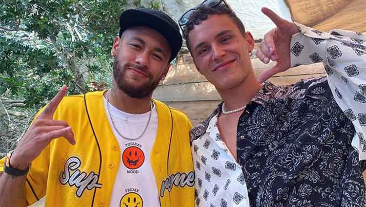 Neymar y Arón Piper, juntos en Ibiza/ Foto: Instagram