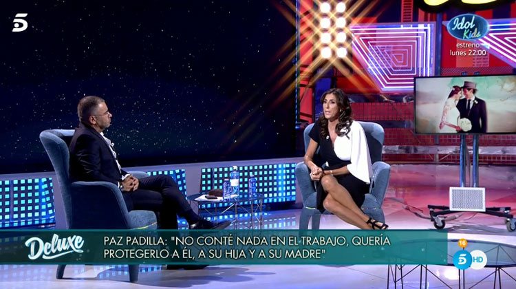 Jorge Javier Vázquez y Paz Padilla en 'Sábado Deluxe'