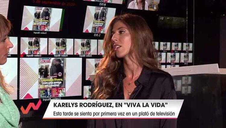 Karelys Rodríguez en 'Viva la vida'/ telecinco.es