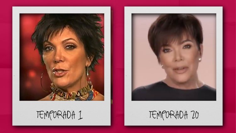 El antes y el después de Kris Jenner en 'KUWTK'