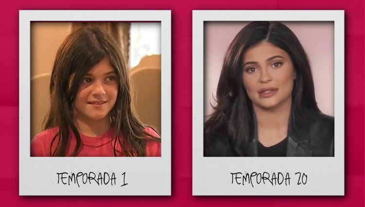 El antes y el después de Kylie Jenner en 'KUWTK'
