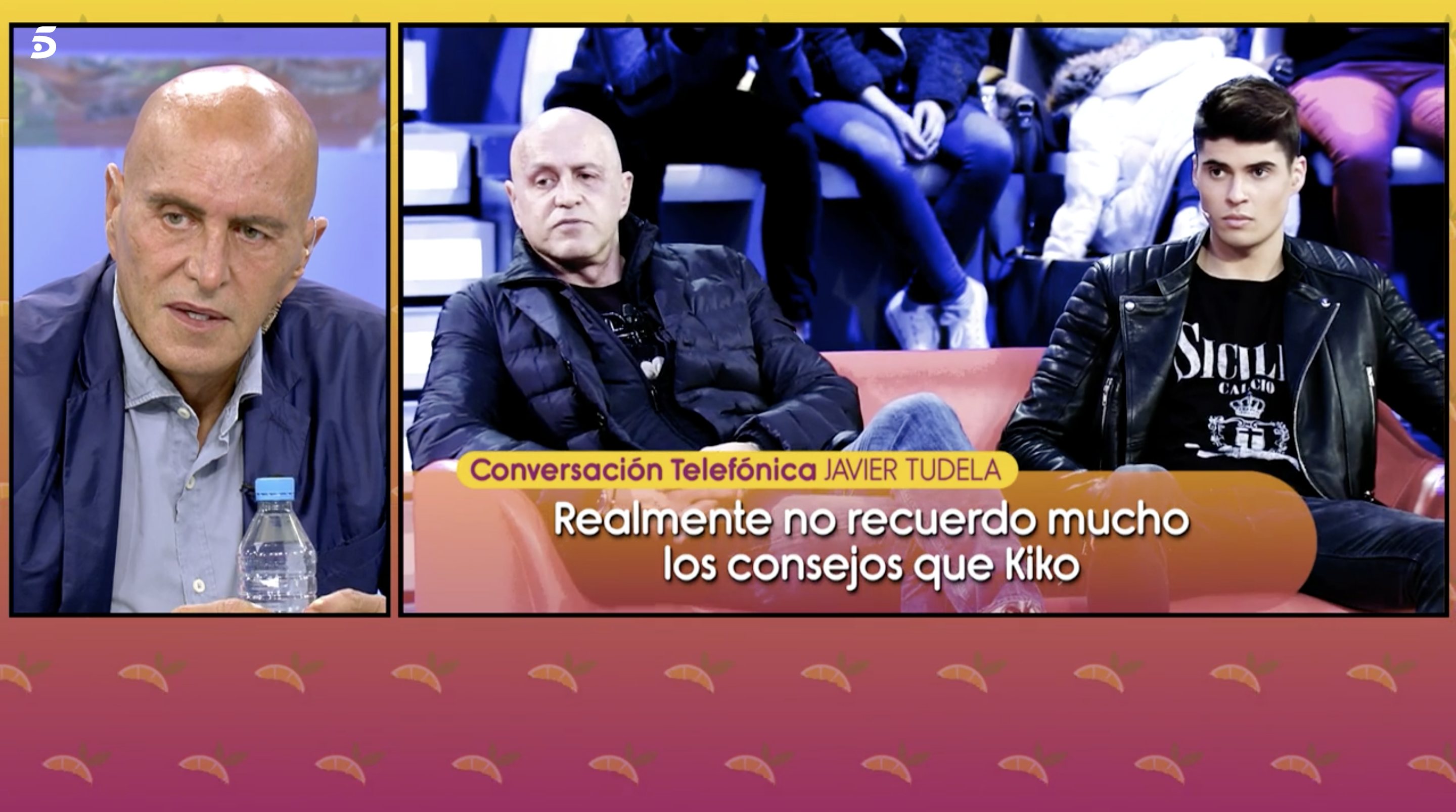 Kiko Matamoros asegura que Javier Tudela es un mantenido | Foto: Telecinco.es