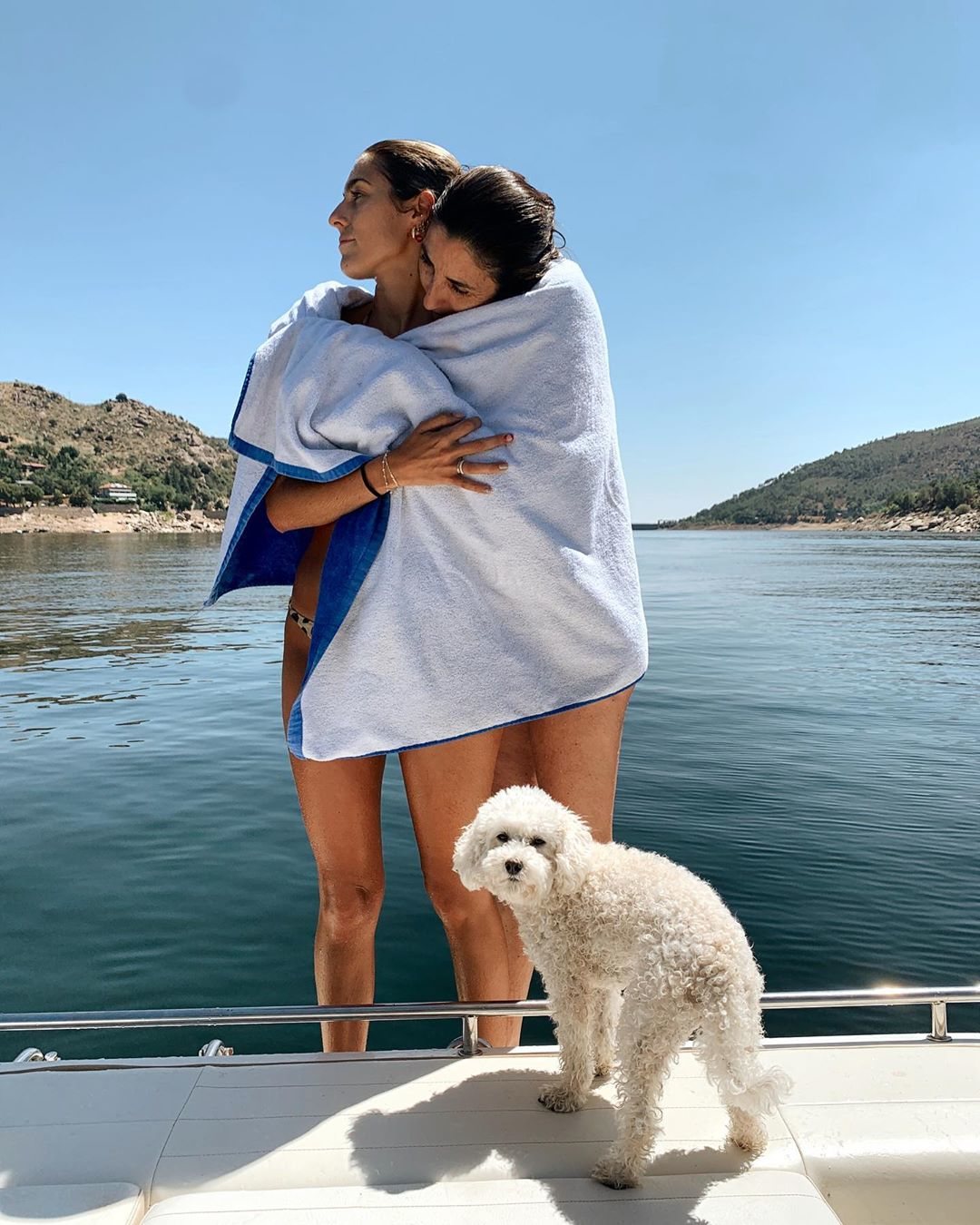 Paz Padilla y Anna Ferrer en un barco | Instagram