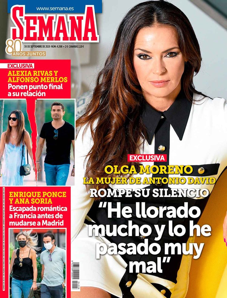 Olga Moreno protagonizó la portad a de la revista Semana hablando sobre las infidelidades de Antonio David Flores