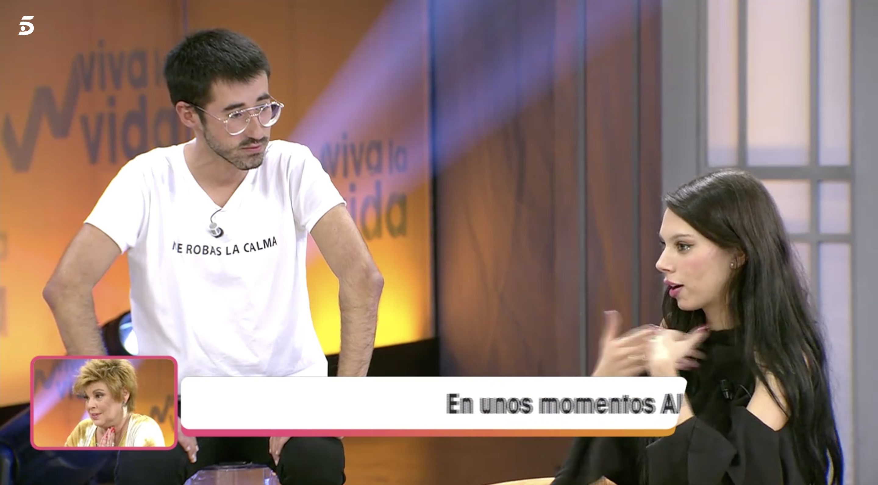 Alejandra Rubio asegura que en público si se dirigen la palabra | Foto: Telecinco.es