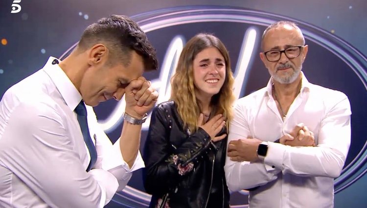 Jesús Vázquez, emocionado con la actuación | Foto: telecinco.es