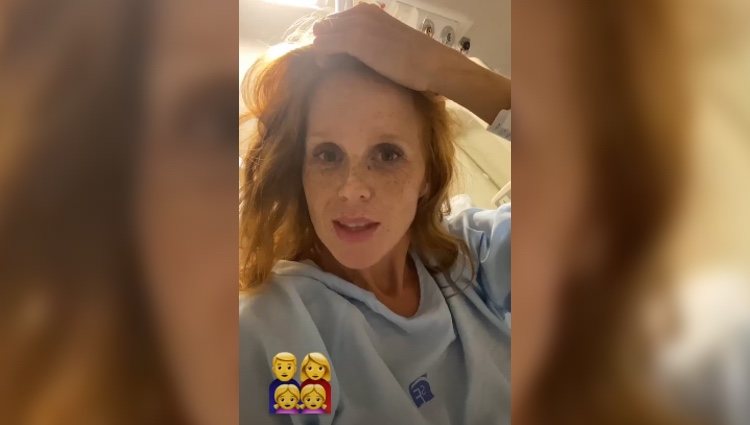María Castro anunciando el nacimiento de Olivia / Instagram