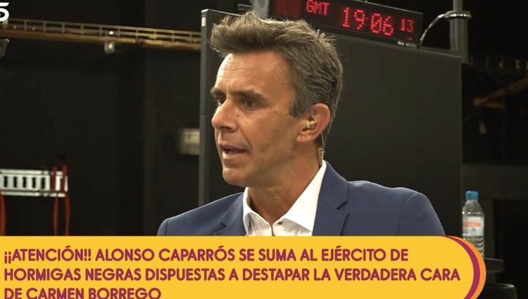 Alonso Caparrós hablando de Terelu Campos | Foto: telecinco.es