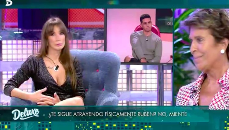 Christofer viendo una de las mentiras de Fani / Telecinco.es