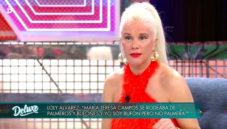 Loli Álvarez hablando de su paso por 'Día a día' / Telecinco.es