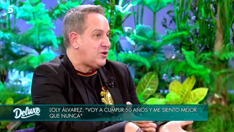 Víctor Sandoval atacando a Loli Álvarez / Telecinco.es