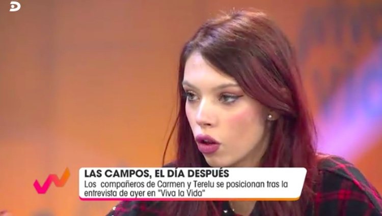 Alejandra Rubio defendiendo a su abuela / Telecinco.es