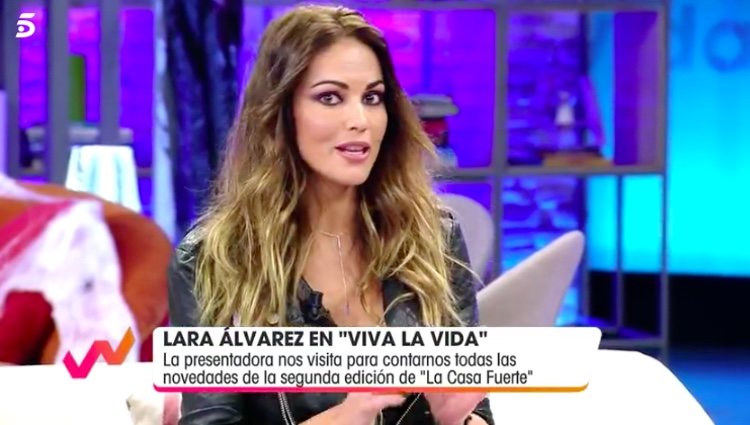 Lara Álvarez anunciando las novedades de 'La casa fuerte 2' / Telecinco.es