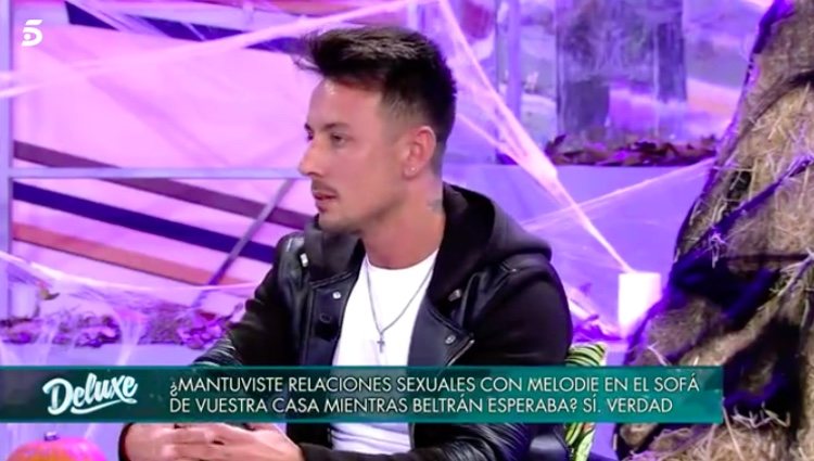 Cristian hablando de su encuentro con Melodie / Telecinco.es