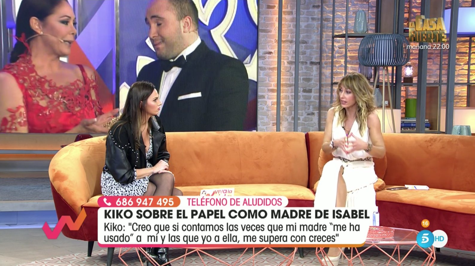 Irene Rosales habla de su suegra en 'Viva la Vida'/ Foto: telecinco.es