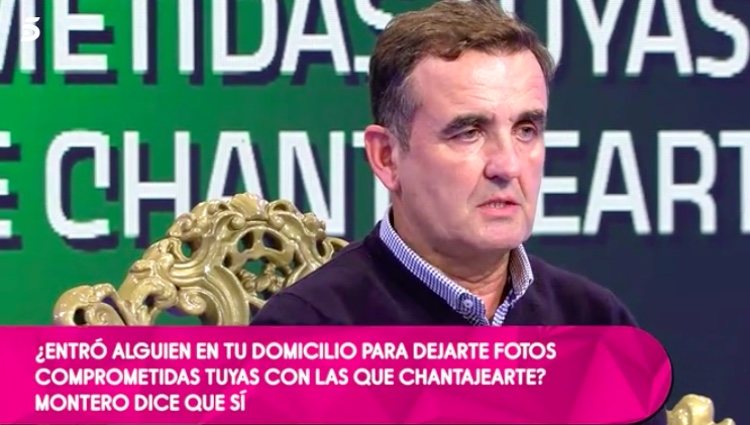 Antonio Montero hablando del chantaje / Telecinco.es