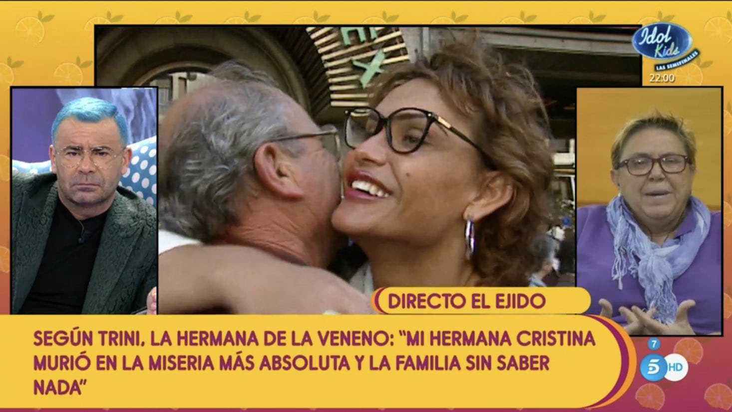 La hermana de La Veneno, en contra de los homenajes que se le están haciendo a su hermana | Foto: Telecinco.es