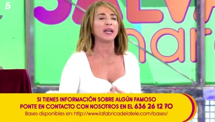 María Patiño contestando a Antonio David Flores / Telecinco.es