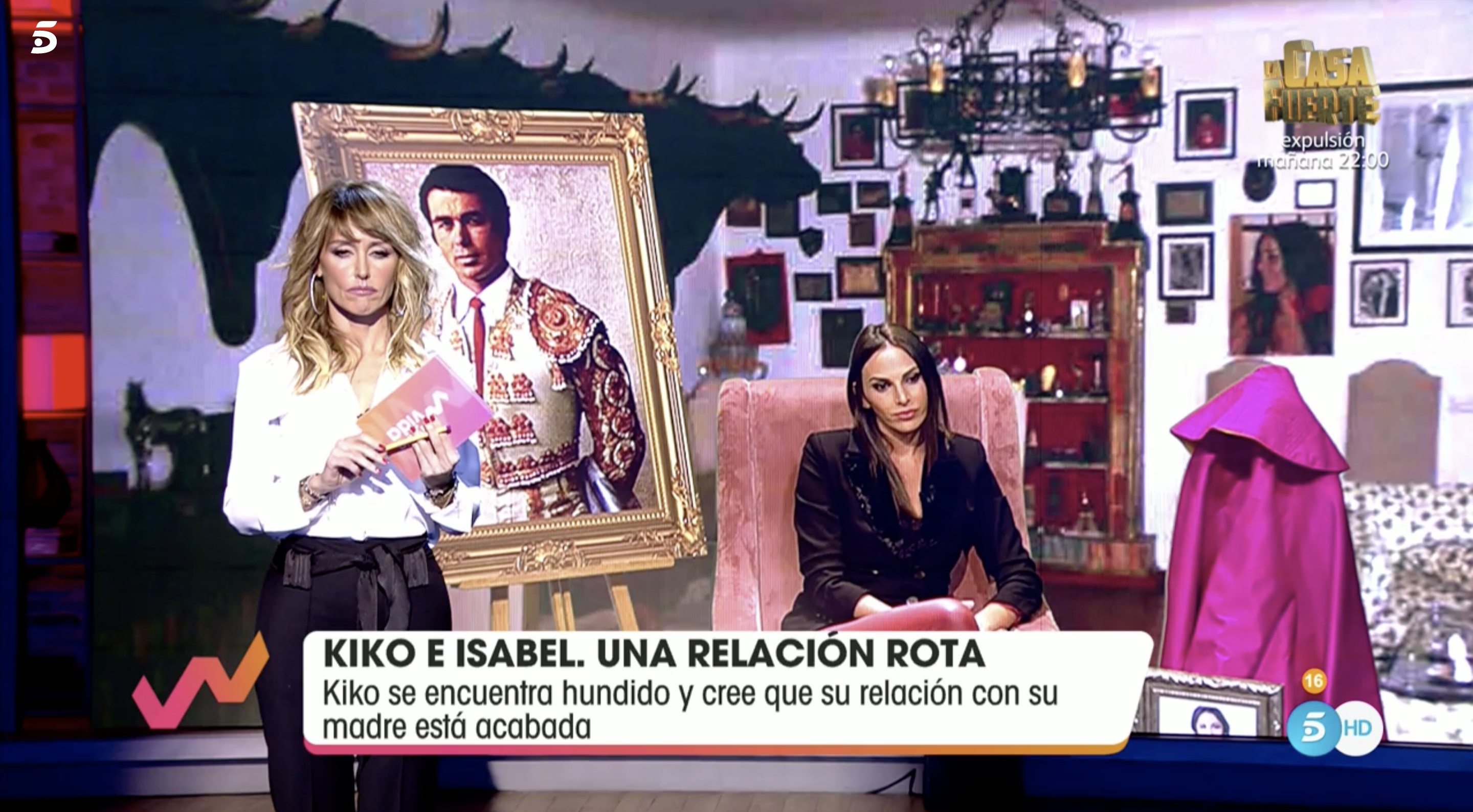 Irene Rosales, muy preocupada por su marido tras la entrevista | Foto: Telecinco.es