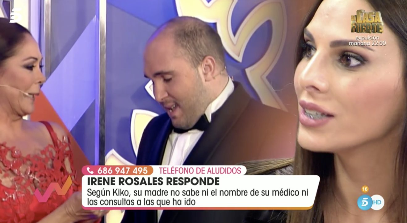 Irene Rosales no quiere apartar a Isabel Pantoja de sus hijas | Foto: Telecinco.es