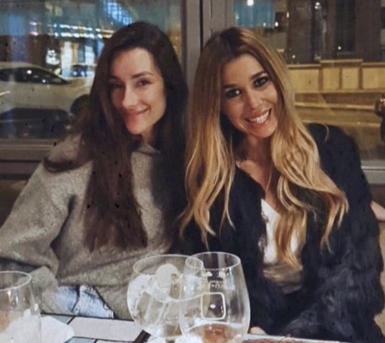 Adara Molinero y Natalia Rodríguez tomando algo/ Foto: Instagram