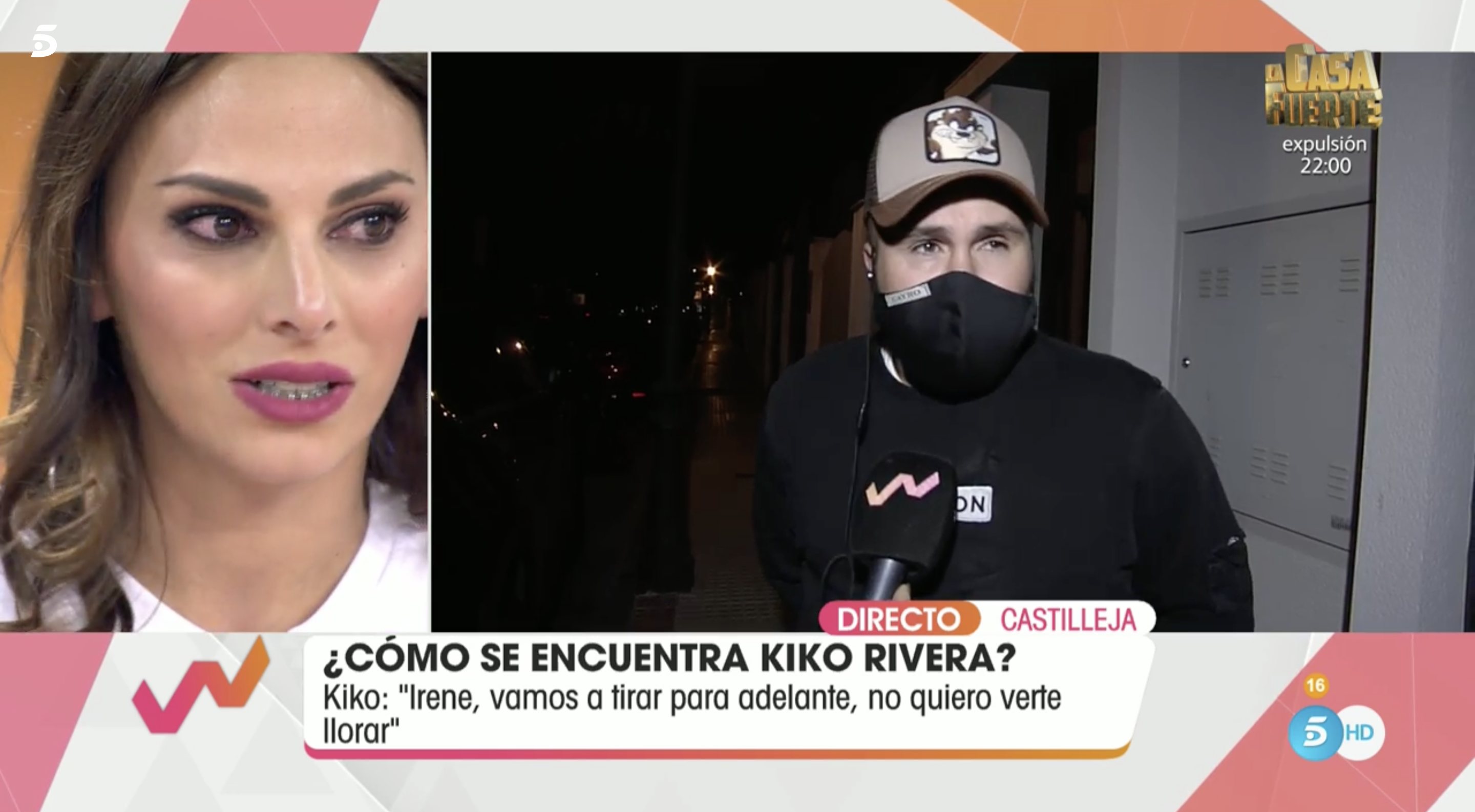 Irene Rosales, cansada de que se cuestiones a Kiko Rivera | Foto: Telecinco.es