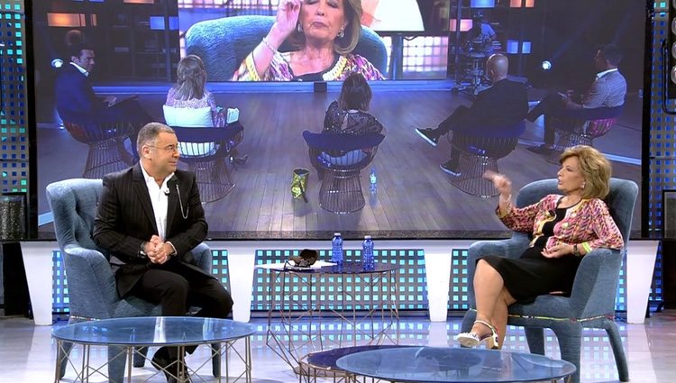 María Teresa Campos y Jorge Javier Vázquez en la entrevista | Foto: telecinco.es