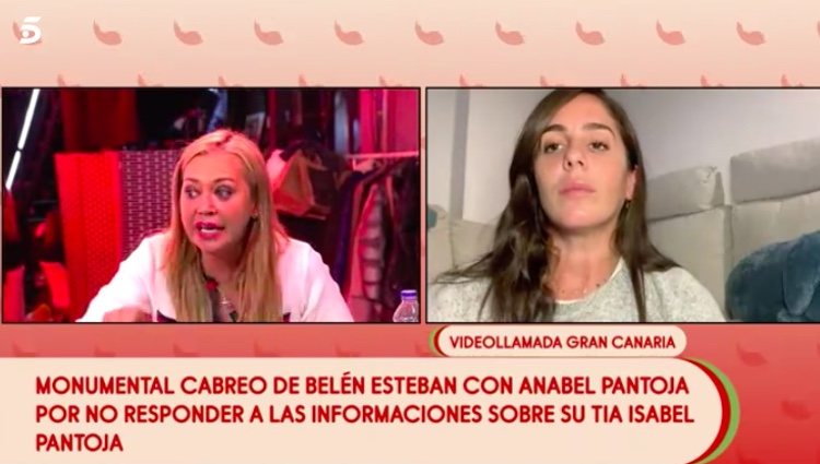 Belén Esteban discutiendo con Anabel Pantoja / Telecinco.es