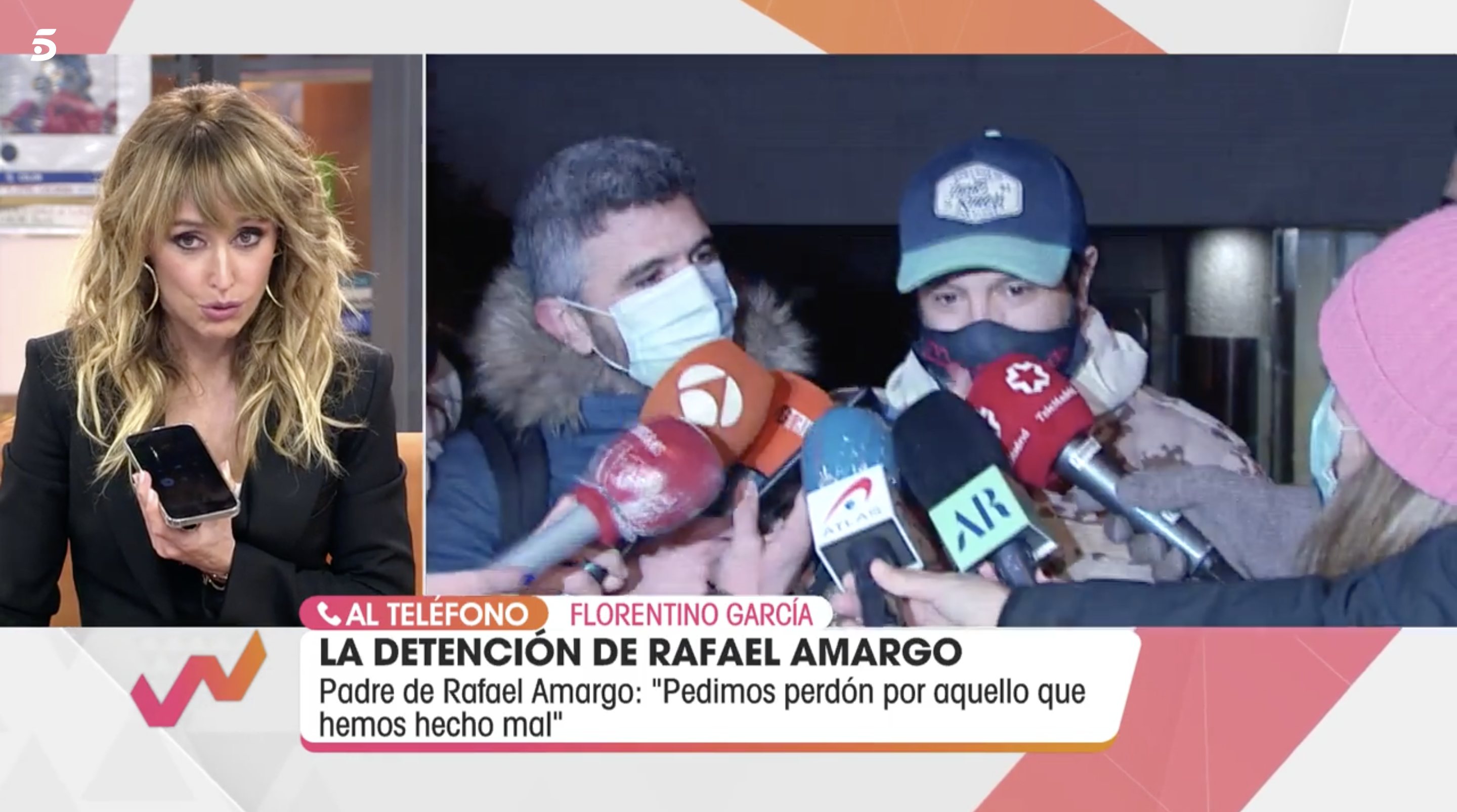 El padre de Rafael Amargo ha llamado en directo a 'Viva la vida' | Foto: Telecinco.es