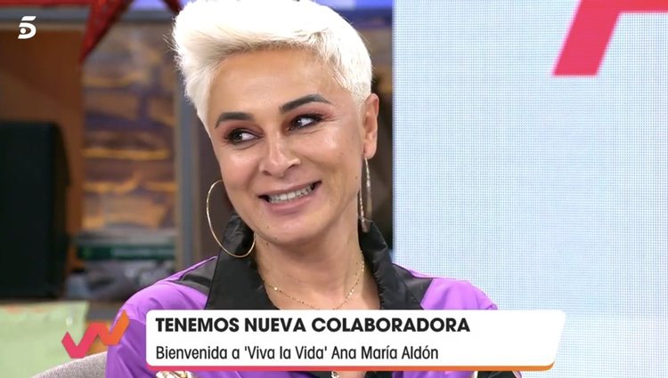 Ana María Aldón en 'Viva la vida' / Telecinco.es