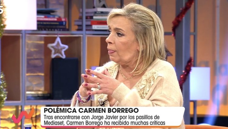 Carmen Borrego habla de Jorge Javier | Foto: telecinco.es
