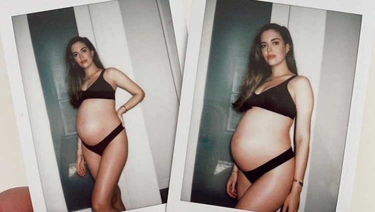 Clara Alonso luciendo embarazo / Instagram