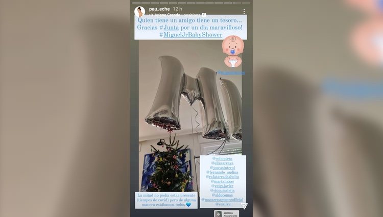 Paula Echevarría y Miguel Torres celebran el baby shower de su hijo / Instagram