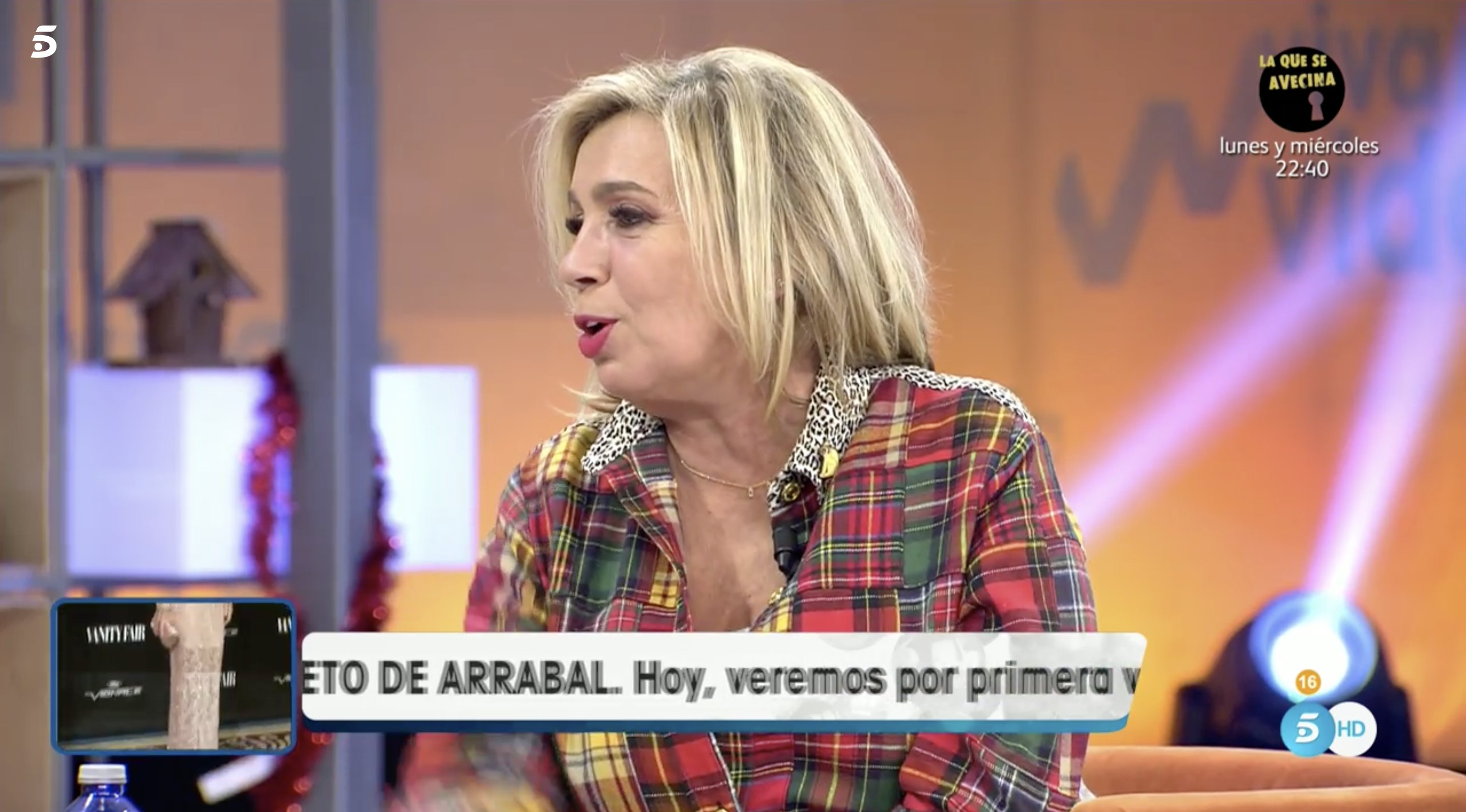 Carmen Borrego no se muestra molesta con Terelu y Alejandra Rubio | Foto: Telecinco.es