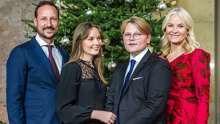 La Familia Real Noruega en su felicitación navideña