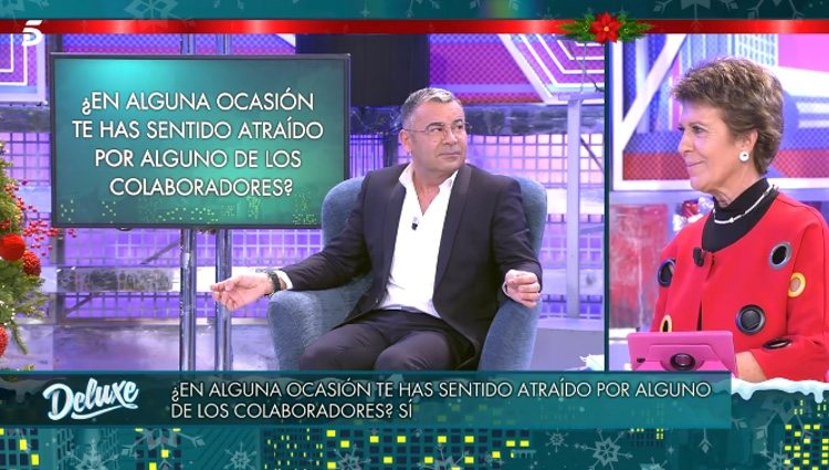 Jorge Javier Vázquez contestando a las preguntas del polígrafo / Telecinco.es