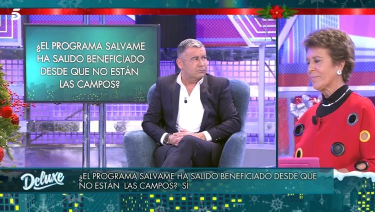 Jorge Javier Vázquez hablando de las Campos / Telecinco.es