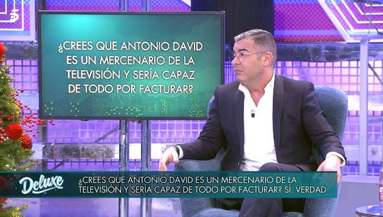 Jorge Javier Vázquez hablando de Antonio David Flores / Telecinco.es