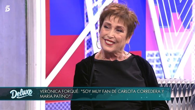 Verónica Forqué en su entrevista en el 'Deluxe' / Telecinco.es