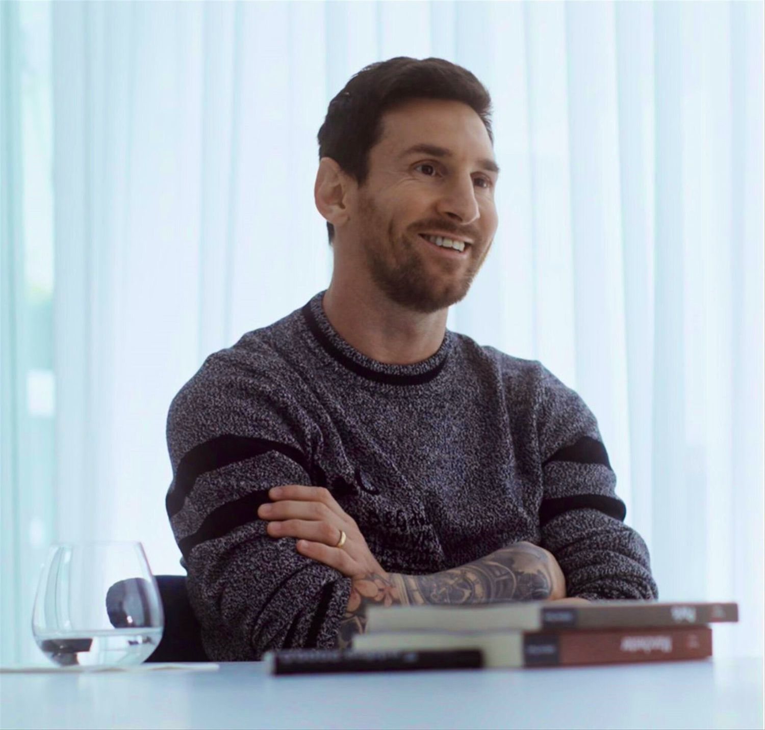Leo Messi es entrevistado por Jordi Évole/ Foto: La Sexta
