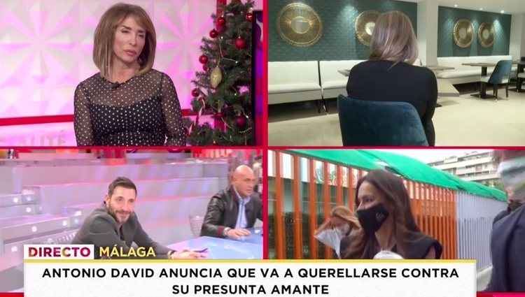 La supuesta amante de Antonio David Flores en 'Socialité'/Foto:Telecinco.es