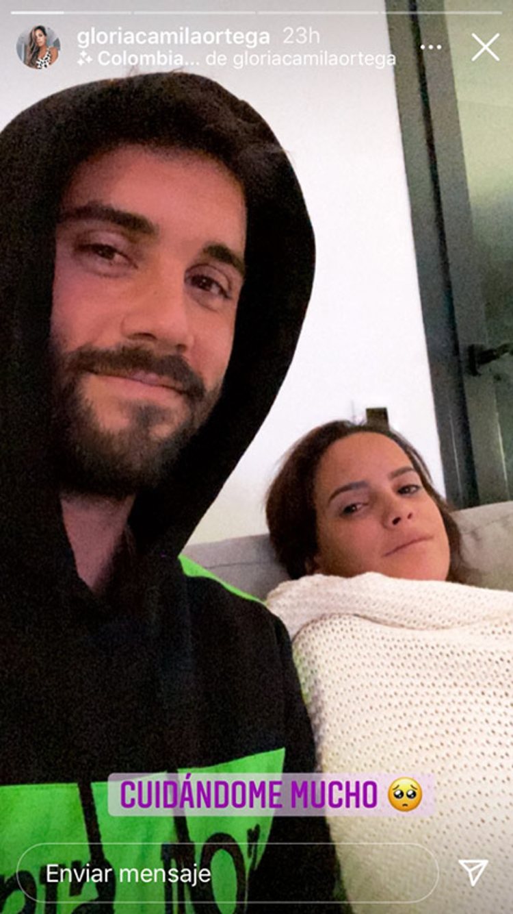 Gloria Camila acompañada de novio durante la cuarentena | Foto: Instagram  