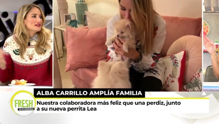 Alba Carrillo hablando de volver a ser madre / Telecinco.es