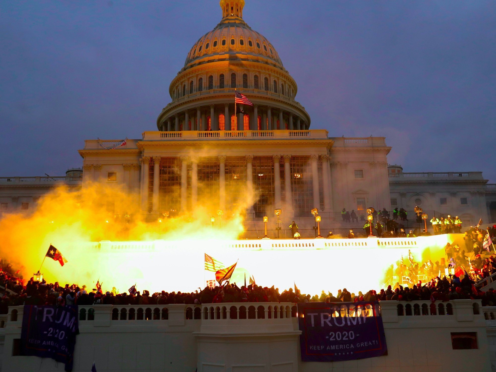 Los partidarios de Trump asaltaron el Capitolio el pasado 6 de enero | Foto: Gtres