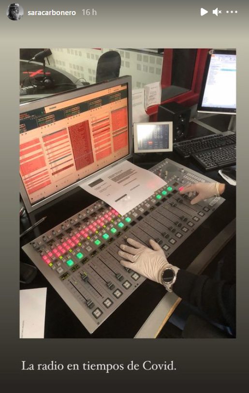 Sara Carbonero enseña cómo ha sido volver a la radio/ Foto: Instagram