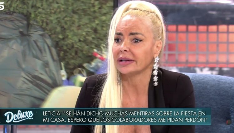 Leticia Sabater explica lo ocurrido | Foto: telecinco.es